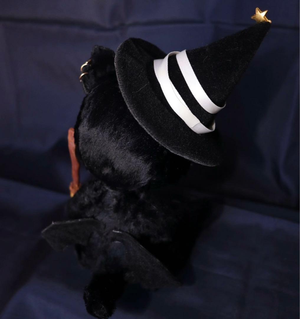 魔法使いの黒猫ちゃん ぬいぐるみ アーティストベア 海外作家様 ハンドメイド