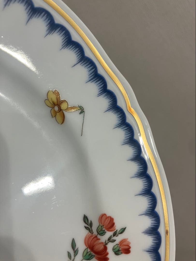 リチャードジノリ 丸皿 ケーキ皿 小皿 イタリアンフルーツ柄 2枚セット