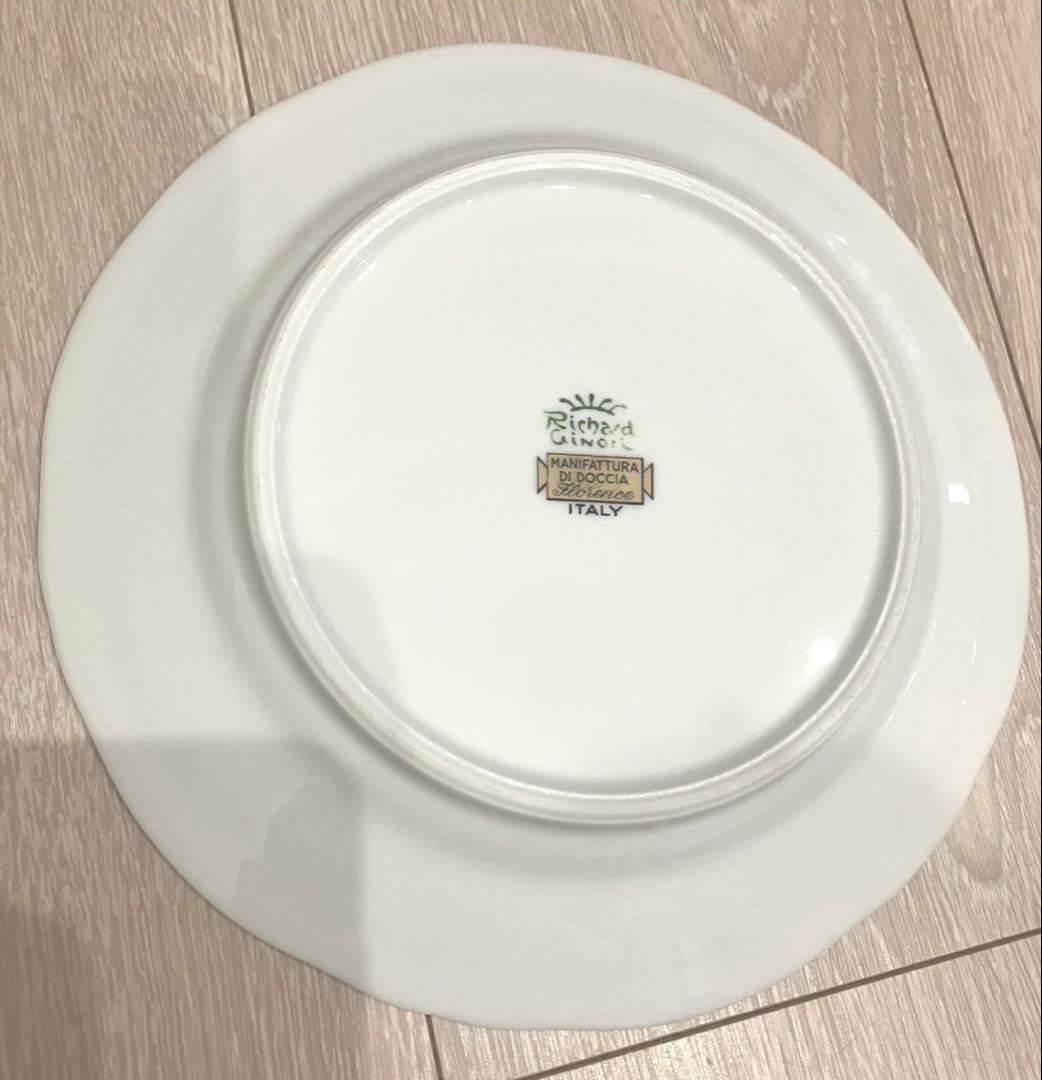 リチャードジノリ 丸皿 ケーキ皿 小皿 イタリアンフルーツ柄 2枚セット
