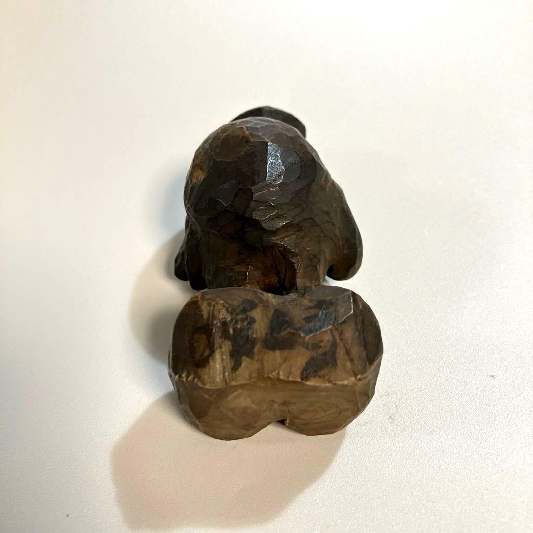 骨董　小さな大黒天　変わり大黒　民衆仏　木彫人形　一刀彫　民間信仰　民芸　縁起物