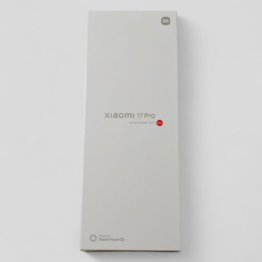 【新品未開封】XIAOMI 17 Pro 16GB/1TB 中国版