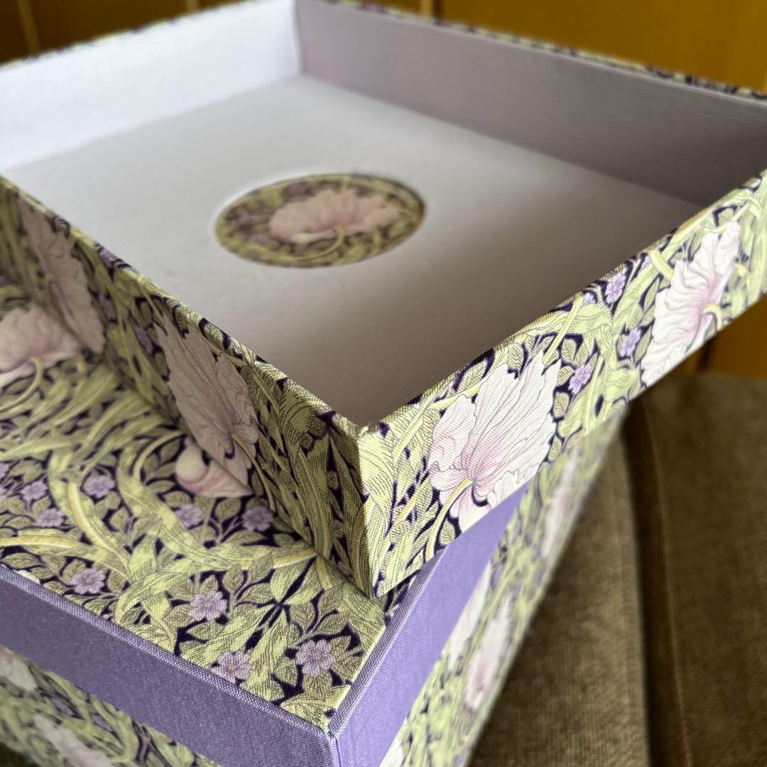 カルトナージュ ボックス　A4より大きなお道具箱とA4収納箱セット