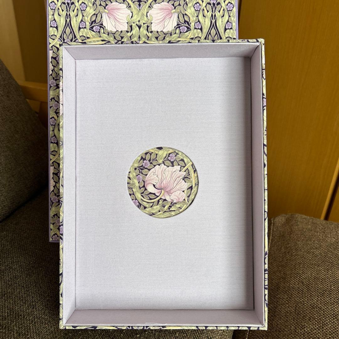 カルトナージュ ボックス　A4より大きなお道具箱とA4収納箱セット