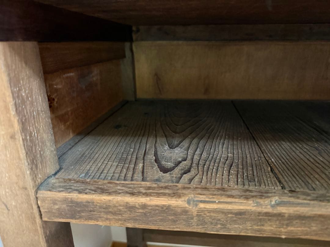 昭和　学校机＆椅子　セット　2人用