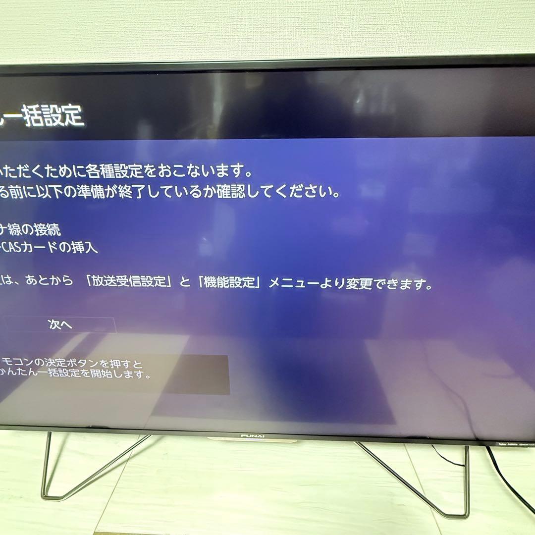 【全国発送】【極美品】FL-49U4110 49V型 4K液晶テレビ 2018