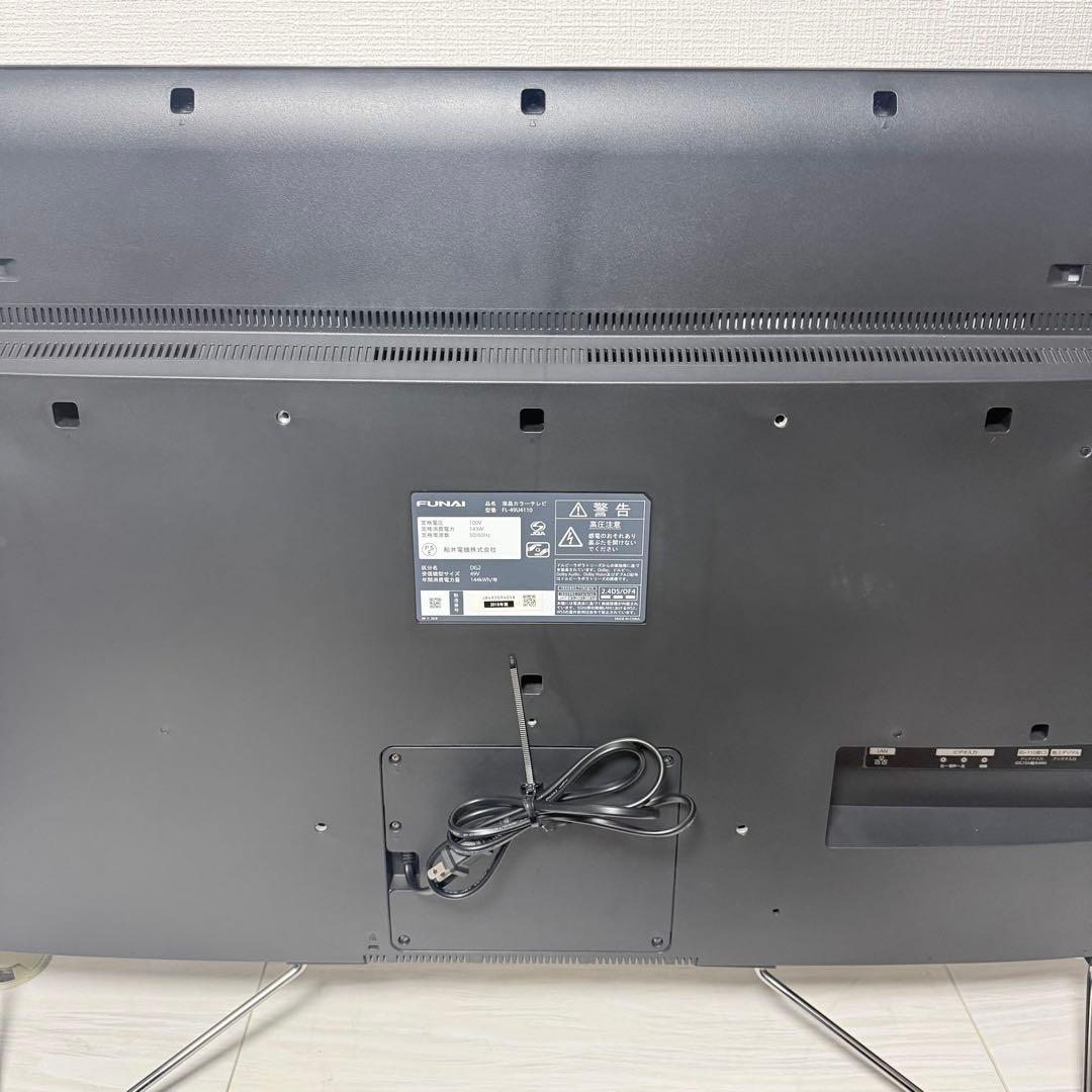 【全国発送】【極美品】FL-49U4110 49V型 4K液晶テレビ 2018
