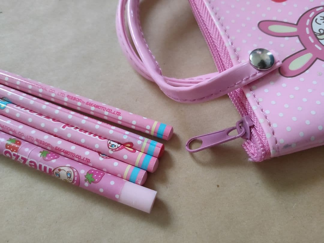 メゾピアノ ベリエ ミニバック ミニ鉛筆 消しゴム 当時物 セット