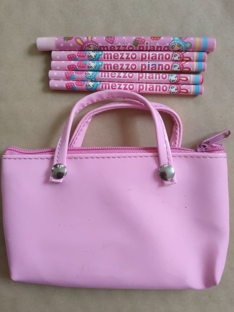 メゾピアノ ベリエ ミニバック ミニ鉛筆 消しゴム 当時物 セット