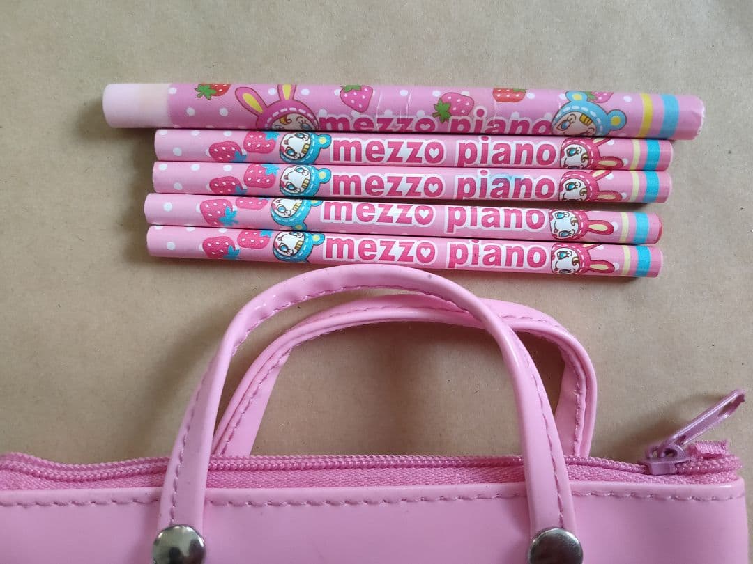 メゾピアノ ベリエ ミニバック ミニ鉛筆 消しゴム 当時物 セット