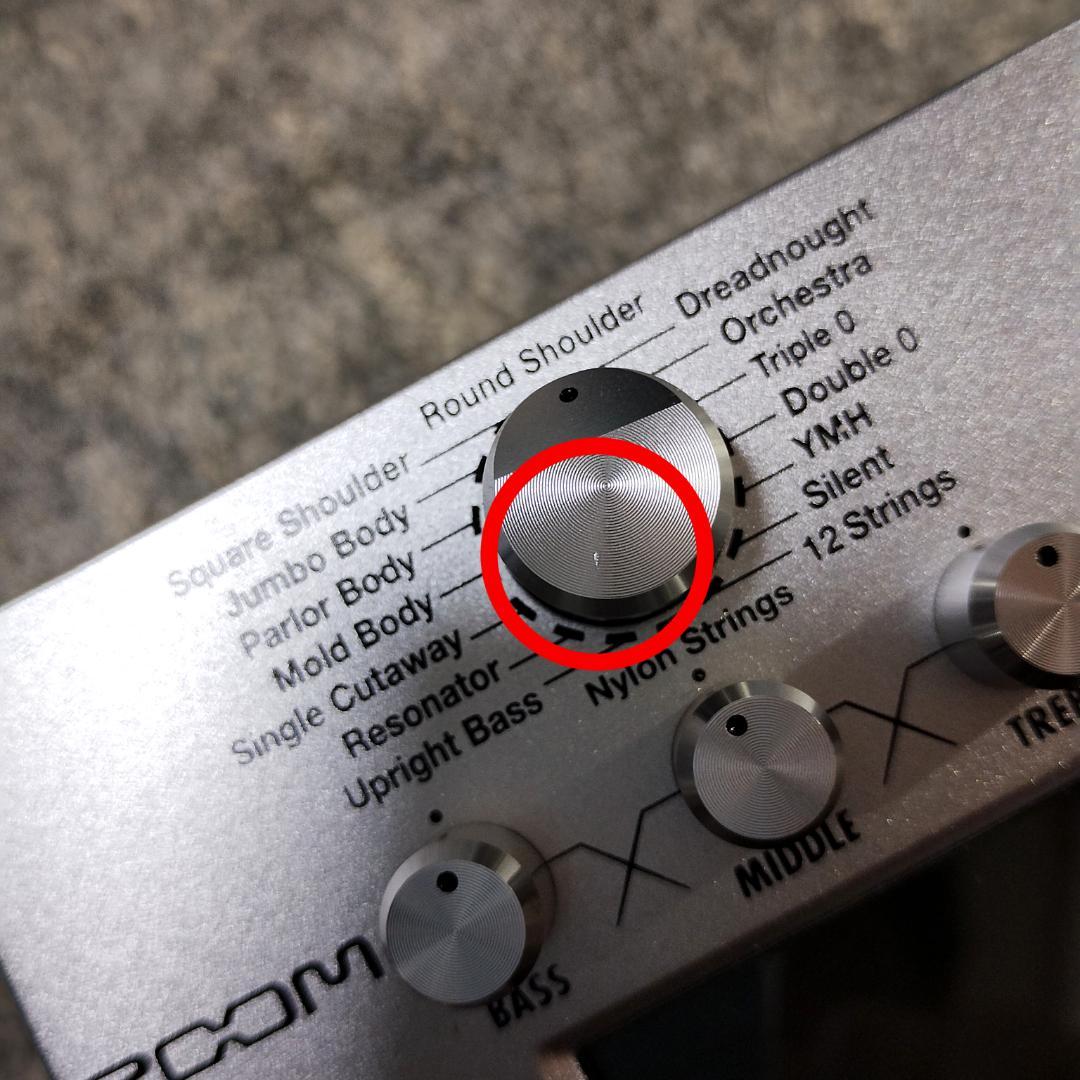 Zoom A3（アコースティックギター用エフェクター）