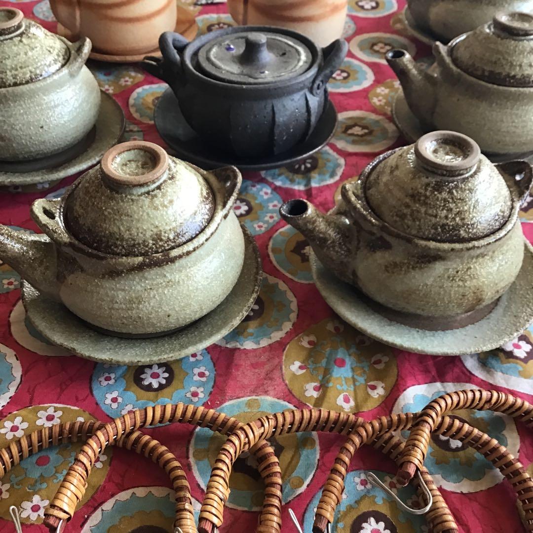 土瓶蒸し器　8個セット 鉄瓶　急須　お茶