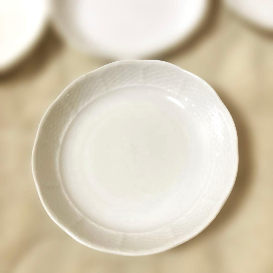 リチャードジノリ　ベッキオホワイト　ラウンド14cm 5枚