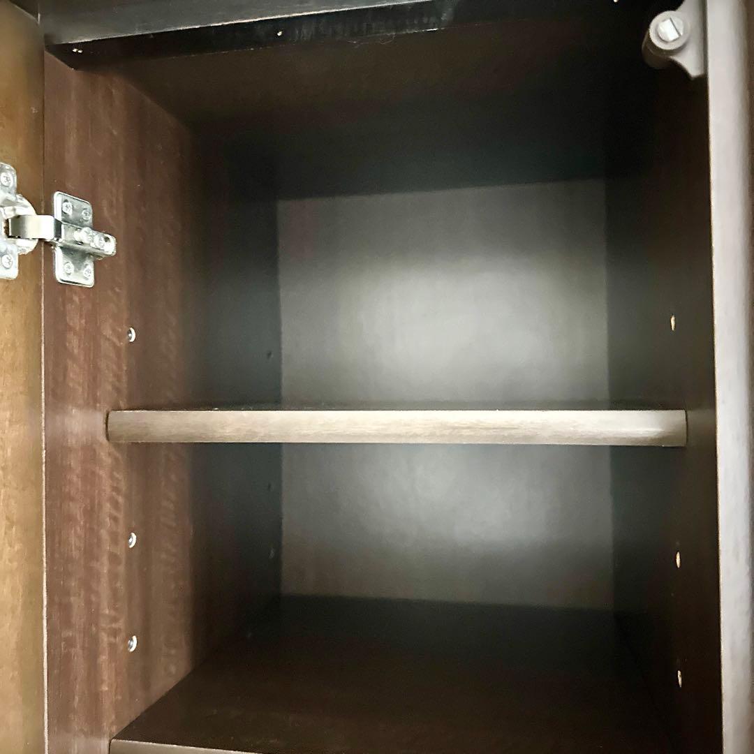 レトロ 食器棚 カップボード 飾り棚 ガラス扉