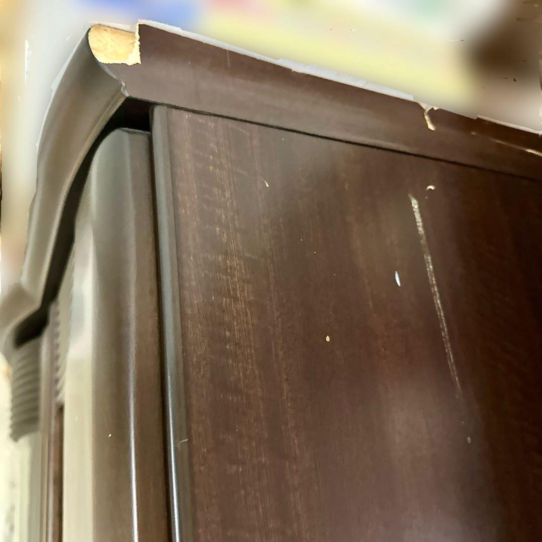 レトロ 食器棚 カップボード 飾り棚 ガラス扉