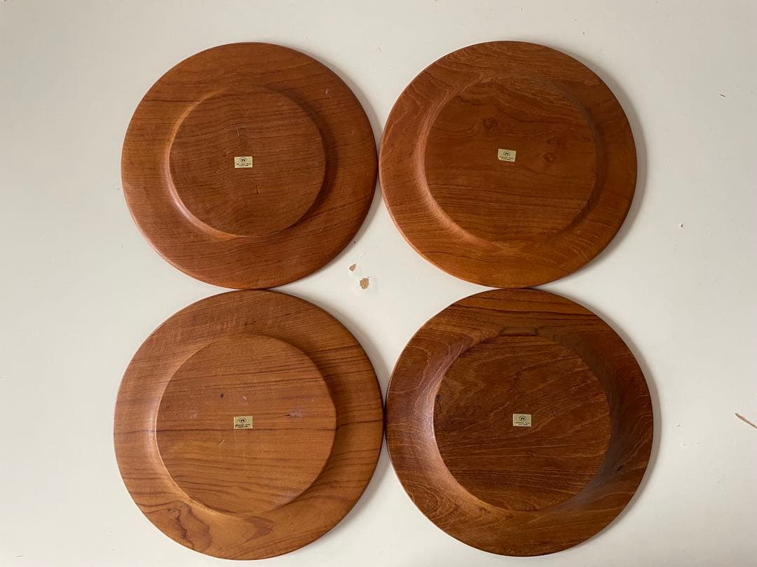 美品◎USA購入 ビンテージ チークプレート4枚セット