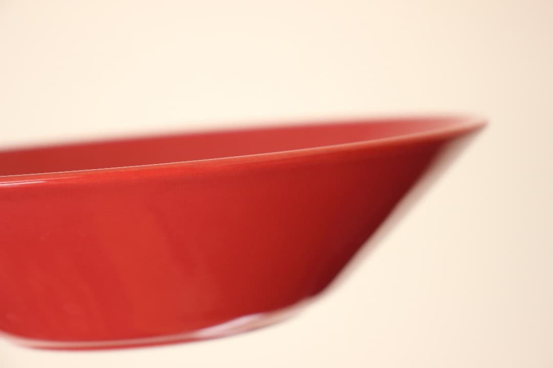 　イッタラ　ティーマ　ネイビー×レット　プレート・ボウル