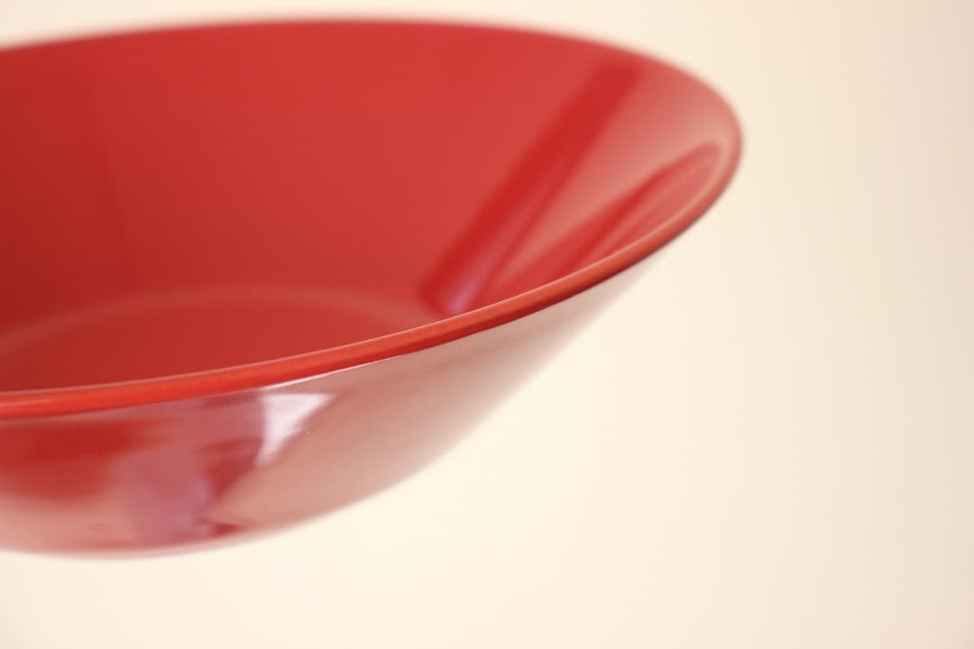 　イッタラ　ティーマ　ネイビー×レット　プレート・ボウル