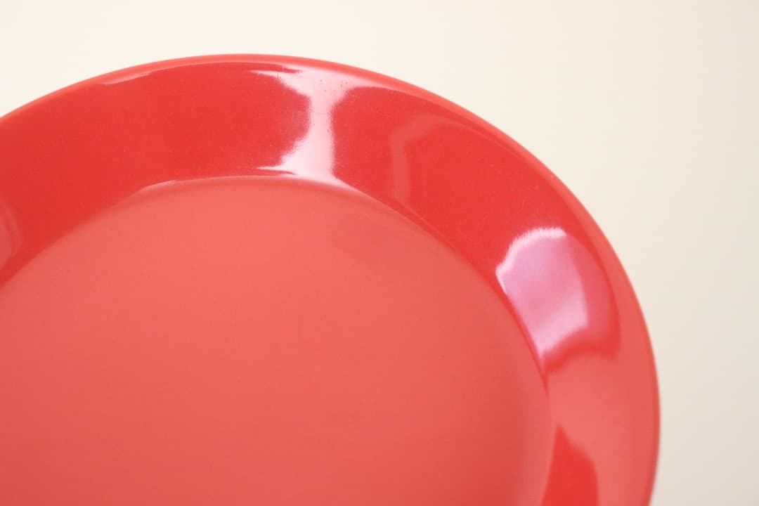 　イッタラ　ティーマ　ネイビー×レット　プレート・ボウル