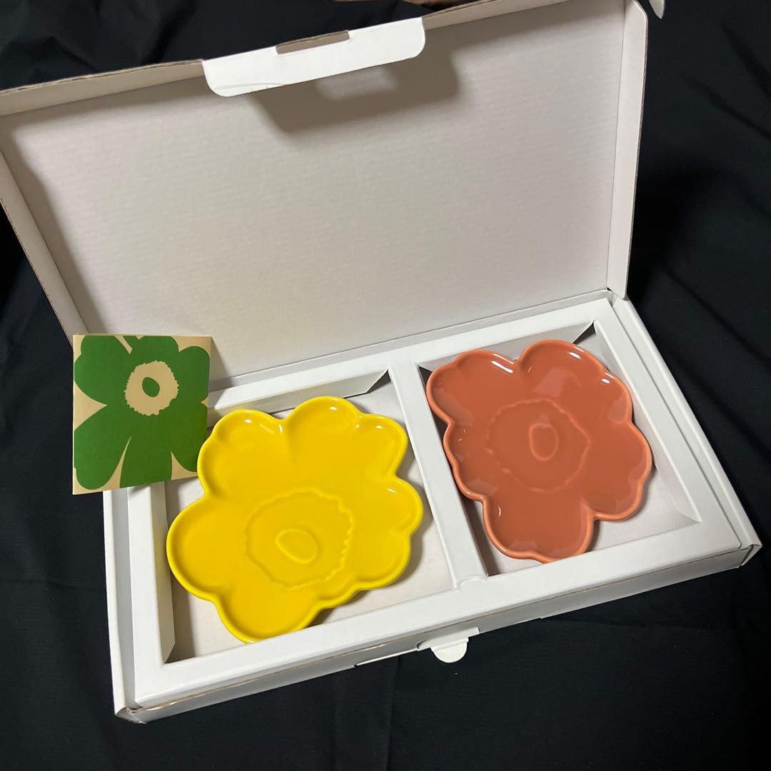 UNIKKO 60th Anniversary 花型プレート 2枚セット
