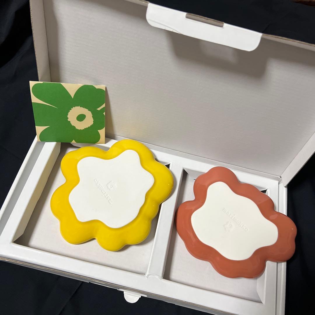 UNIKKO 60th Anniversary 花型プレート 2枚セット