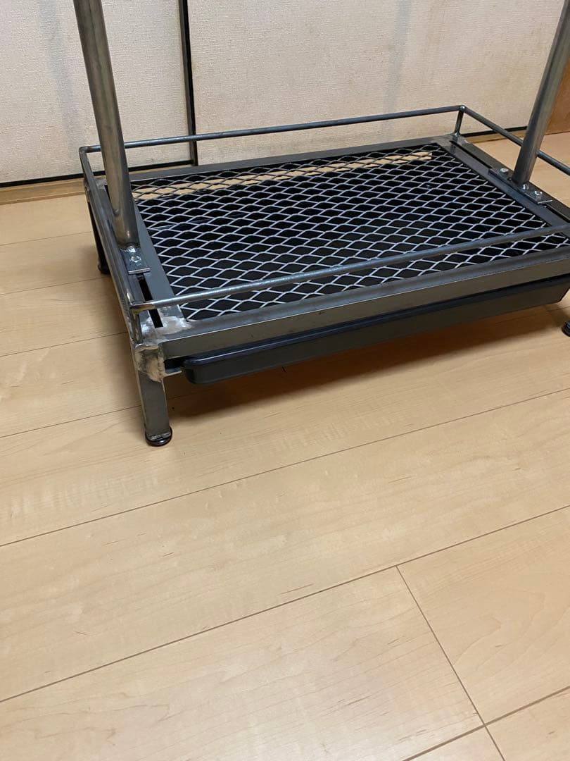 アイアンシェルフ　アイアンラック　植物棚　アガベ　ライトレールバー