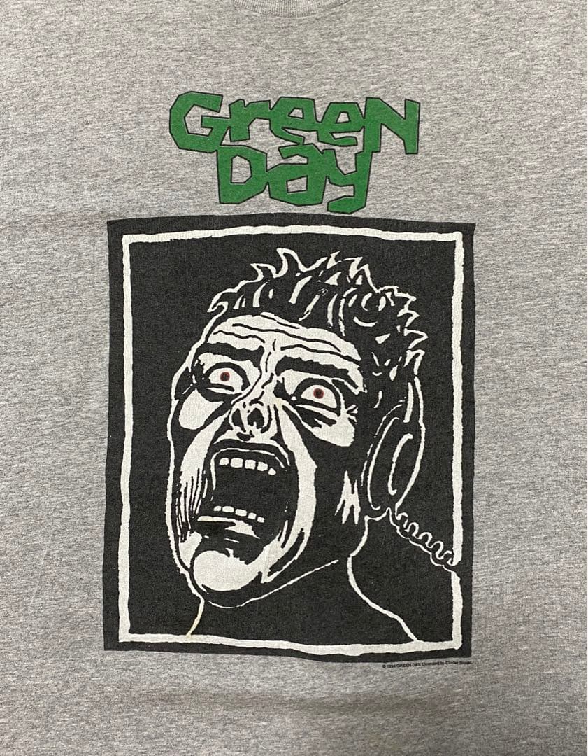 【ヴィンテージ】Green Day basket case Tシャツ XLグレー