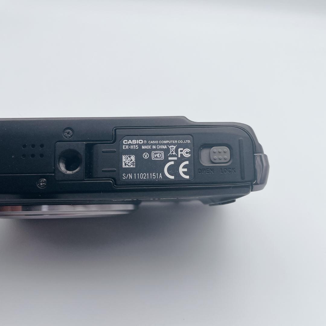 【極美品】CASIO EXILIM コンパクトデジタルカメラ EX-H15
