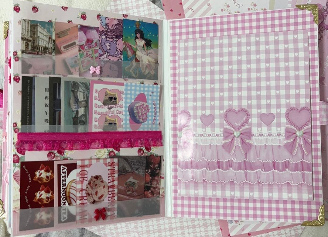 おすそ分けファイル 大量 豪華 リボン ピンク アロマンテック マロンクリーム