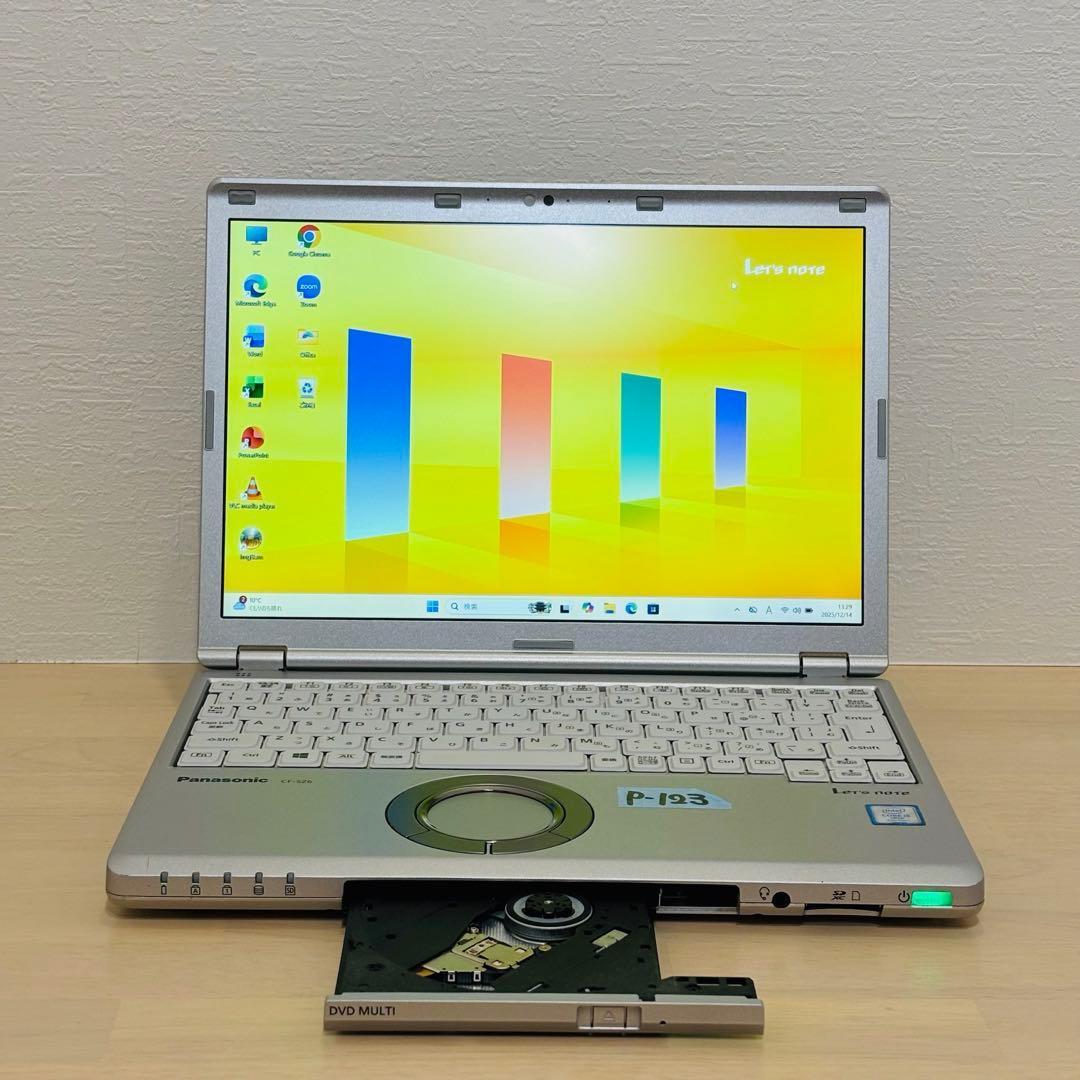 レッツノート PC Windows11 SSD DVD オフィス付き P-123