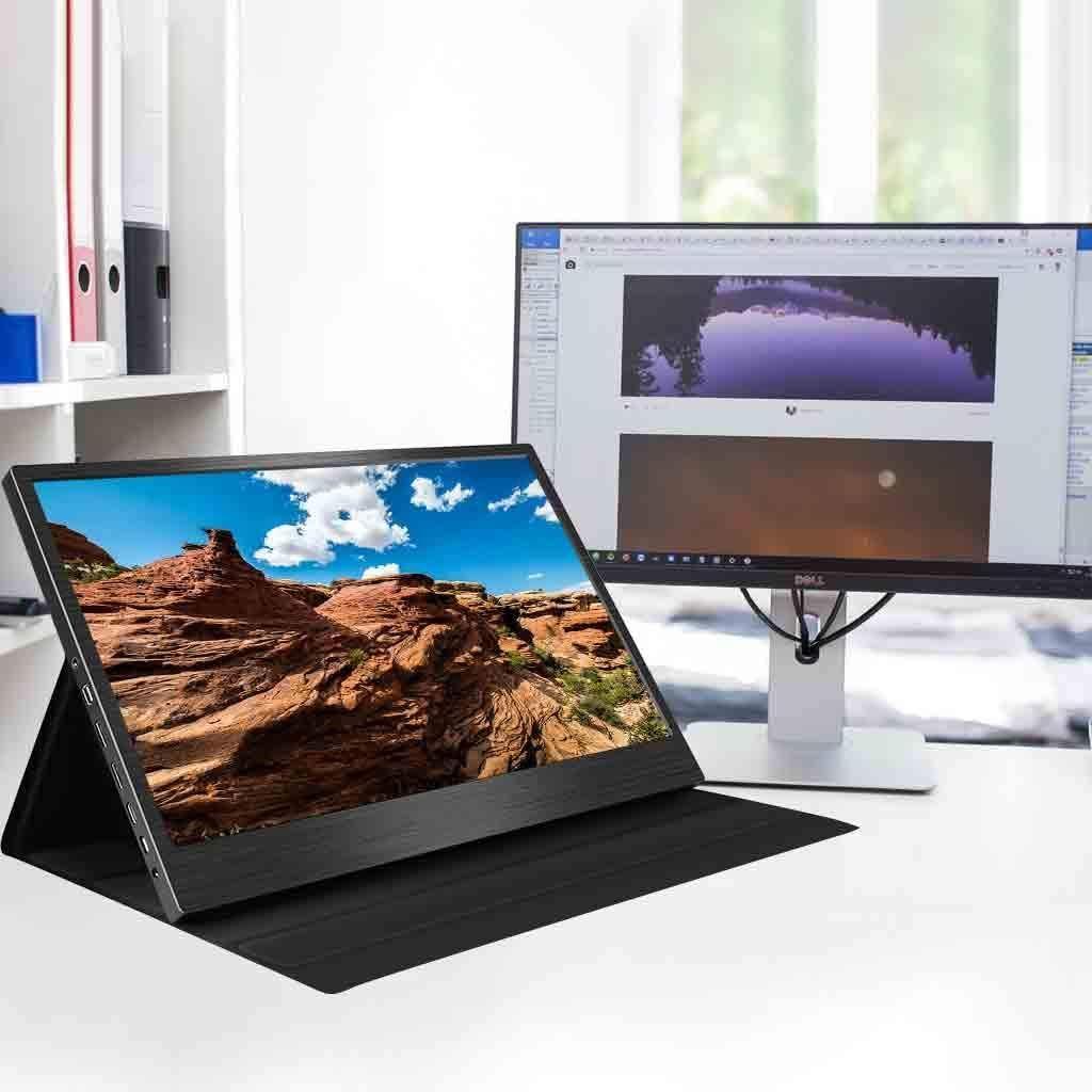 ら*ん様 14インチ 4K IPSモニター 本体 保護カバーつき