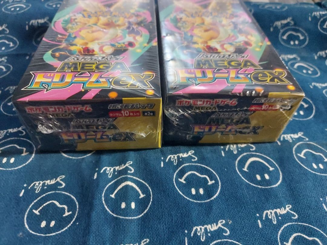 シュリンク付きポケモンカードMEGAハイクラスパックドリームex 2Box