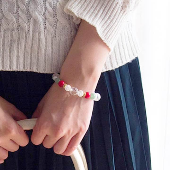 長寿と健康のお守り おいしい果実のような可愛いブレスレット
