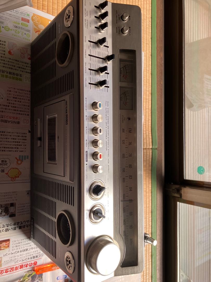 TOSHIBA 東芝 ACTAS 8600S RT-8600S ラジカセジャンク