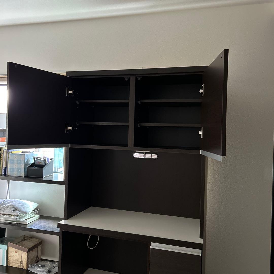 [引き取りのみ可]マナベインテリア 食器棚 収納