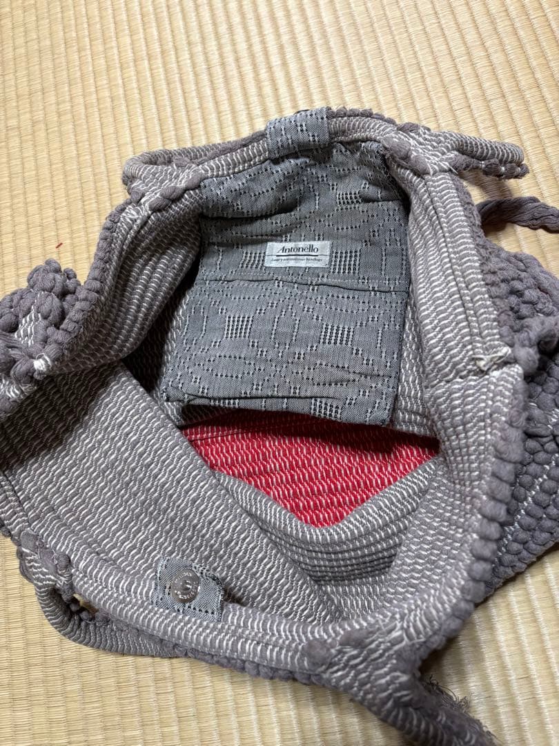 Antonello ストライプデザイン トートバッグ