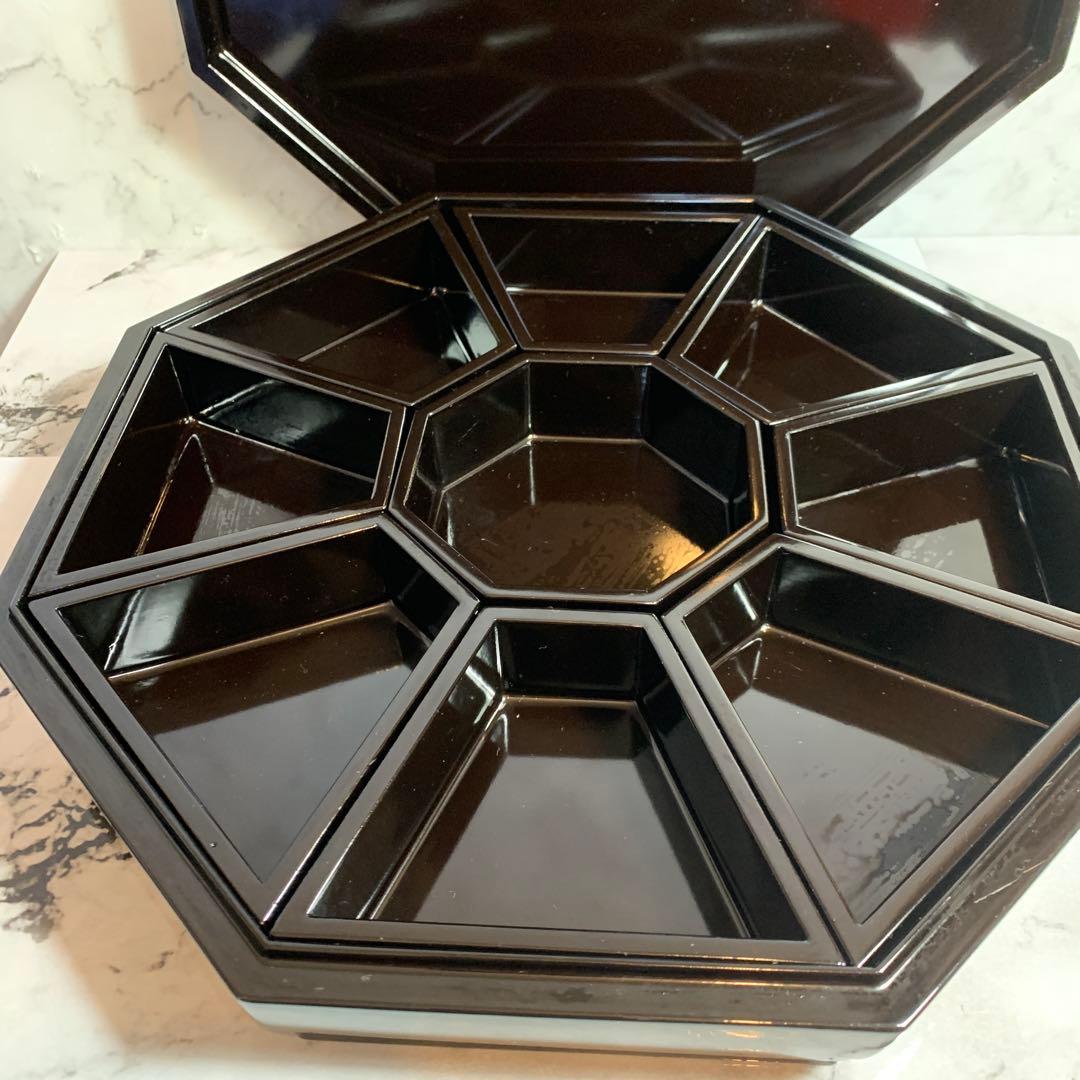 螺鈿細工 八角 お重 御節