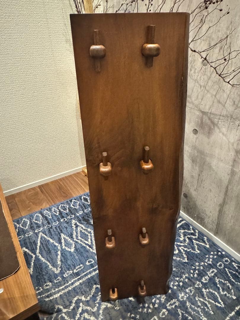 (15) 楔棚 昭和レトロ 当時物 ラック インテリア くさび式　楔式 本棚