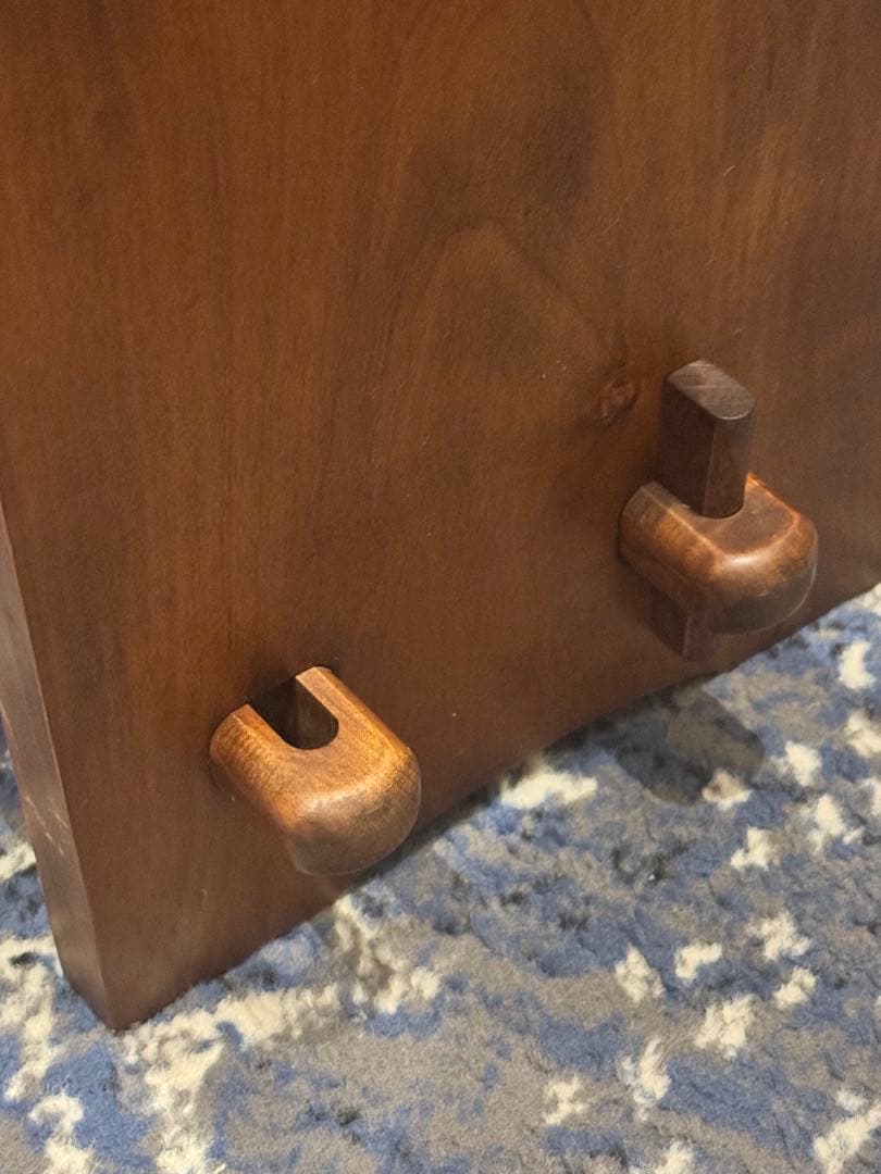 (15) 楔棚 昭和レトロ 当時物 ラック インテリア くさび式　楔式 本棚