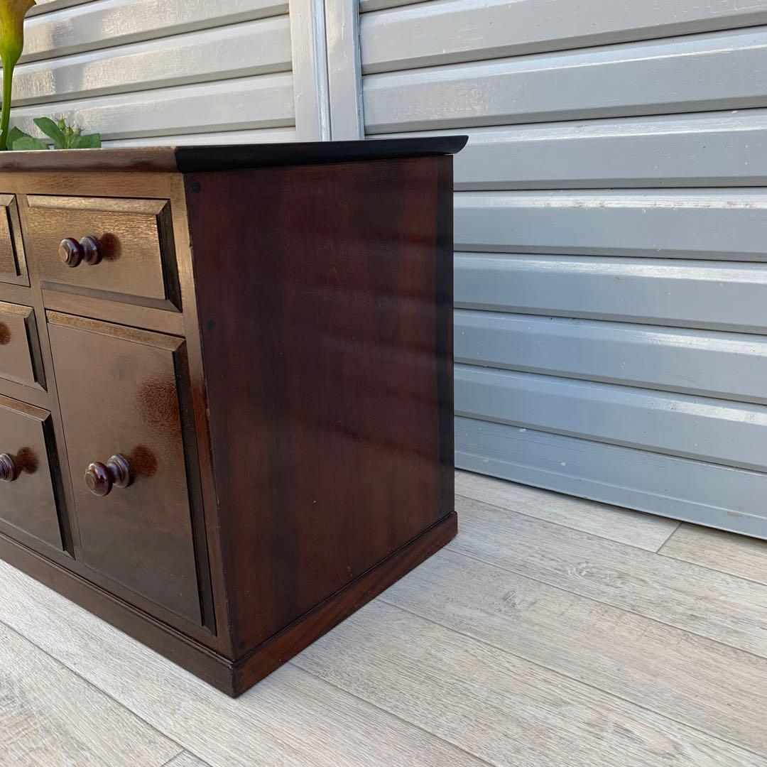 彫印あり　松本民芸家具　小引き出し　小物入れ　収納