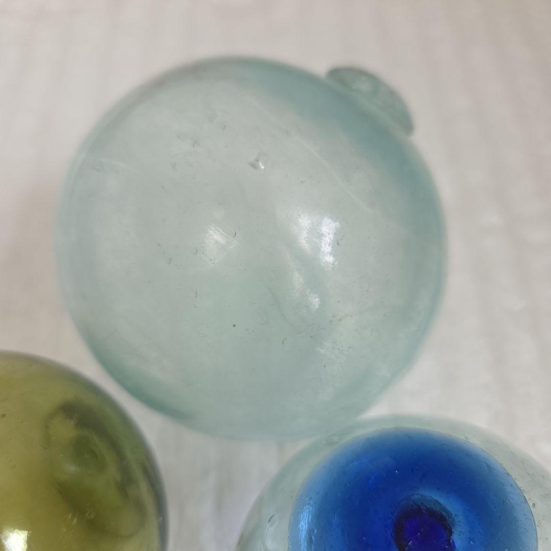 ガラス浮き玉 ガラス玉 小たま３
