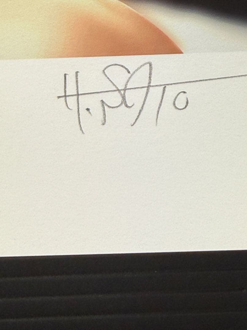 【真作保証】　『HIROSHI SATO作』　EDナンバー サイン 作品名有11
