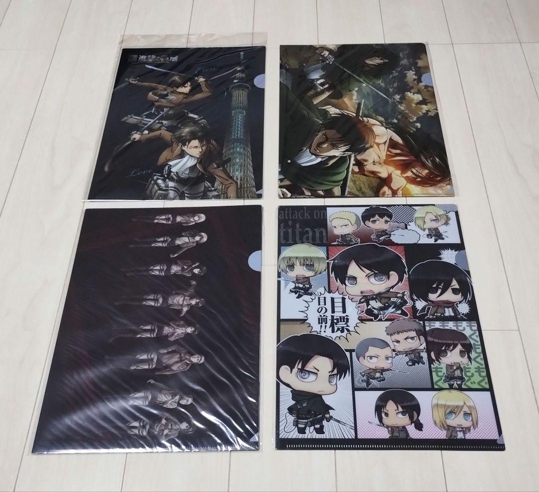 進撃の巨人　クリアファイル　12枚セット
