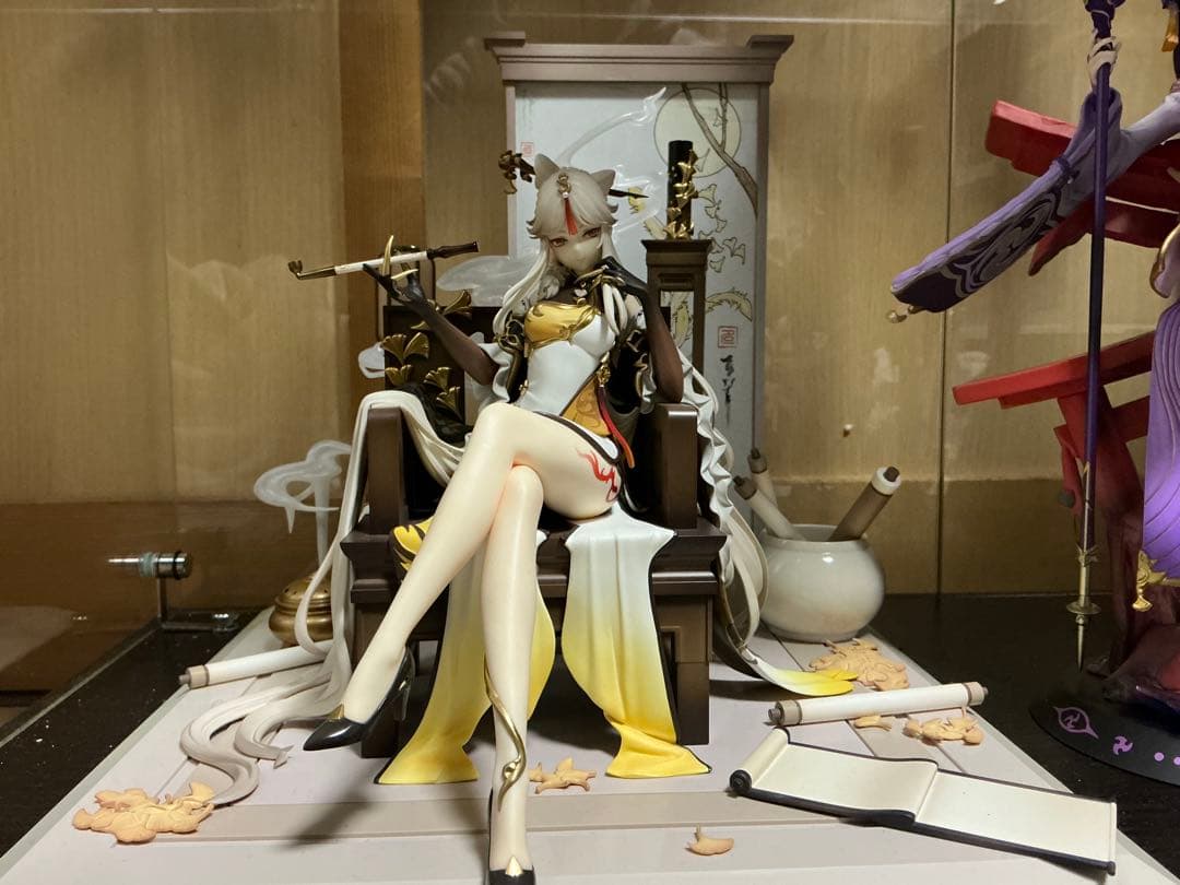 原神 雷電将軍 凝光 月を覆う天権Ver. 1/7 フィギュア おまけ有り