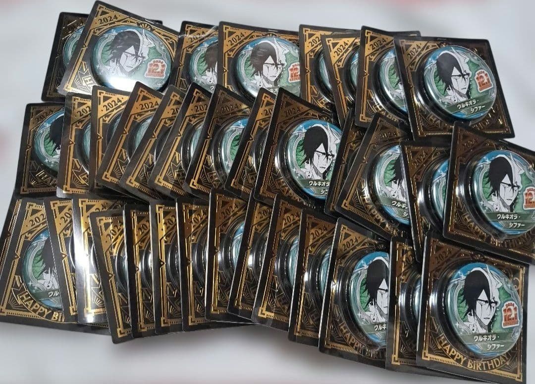 BLEACH　バースデイ　2024　缶バッジ　ウルキオラ 38点　バースデー