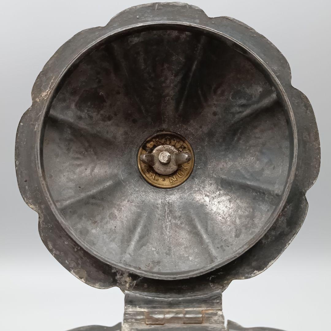 イギリス アンティーク ピューター製 ティーポット パンプキン型 1930年代