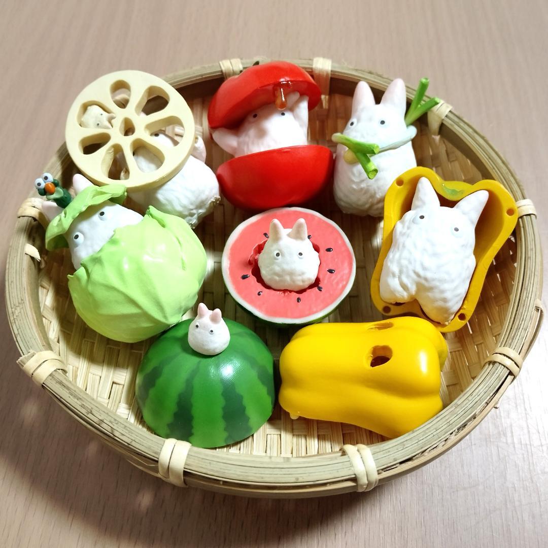 となりのトトロ☆夏野菜フィギュア☆ コンプリートセット 全6点シークレット1点