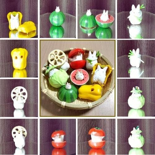 となりのトトロ☆夏野菜フィギュア☆ コンプリートセット 全6点シークレット1点