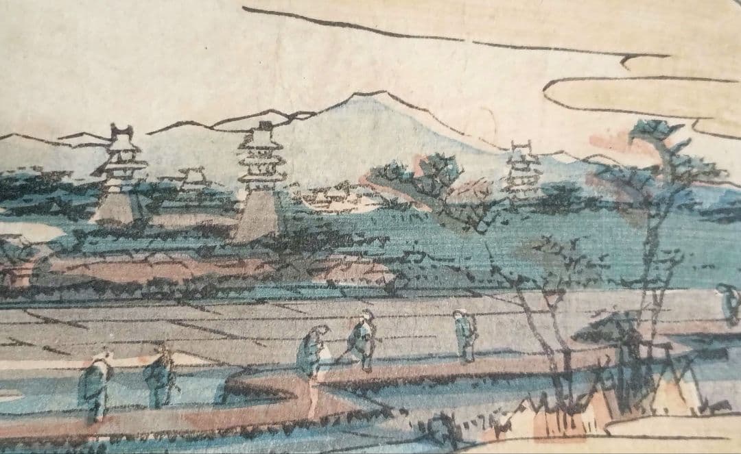 浮世絵版画、四季の詠おさな遊、渓斎英泉画、文政頃（1818～1829)出版