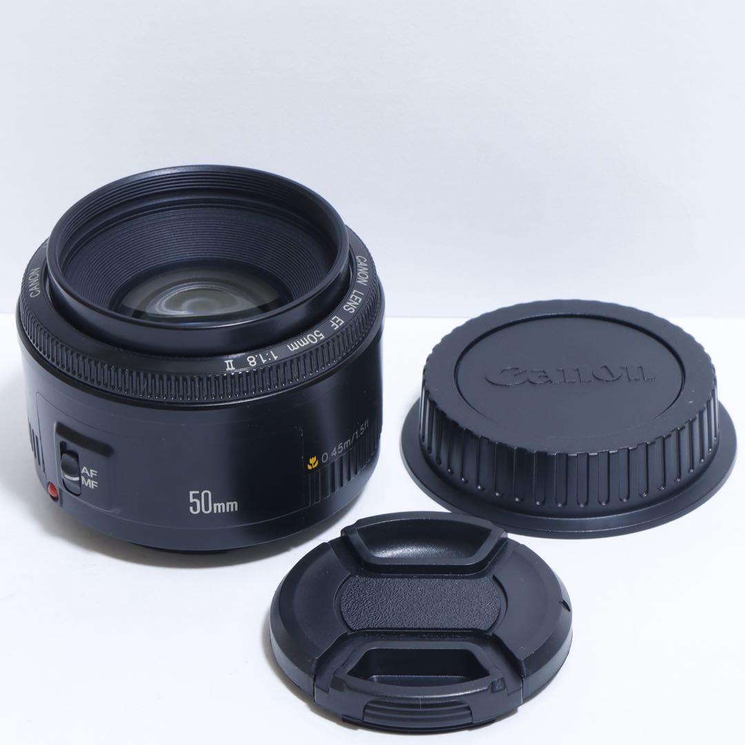 ★美品★50mm単焦点★Canon キャノン EF 50mm F1.8 Ⅱ型★