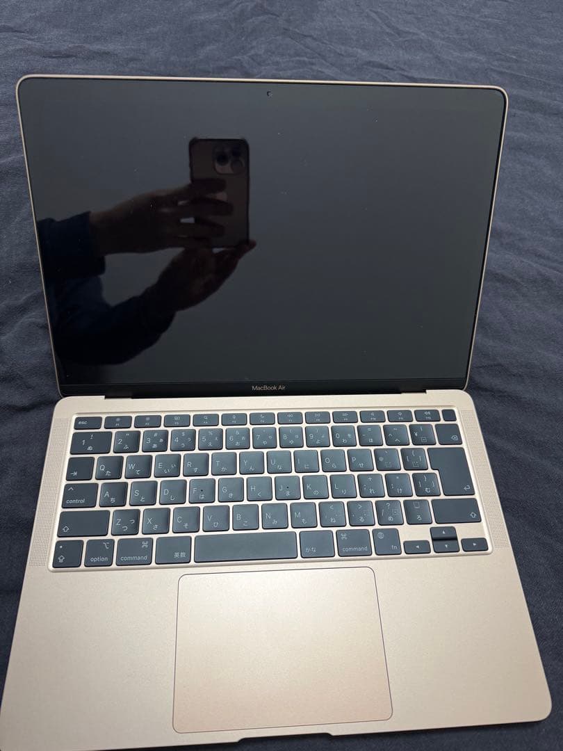 MacBook air (M1,2020)ゴールド 充放電回数8回